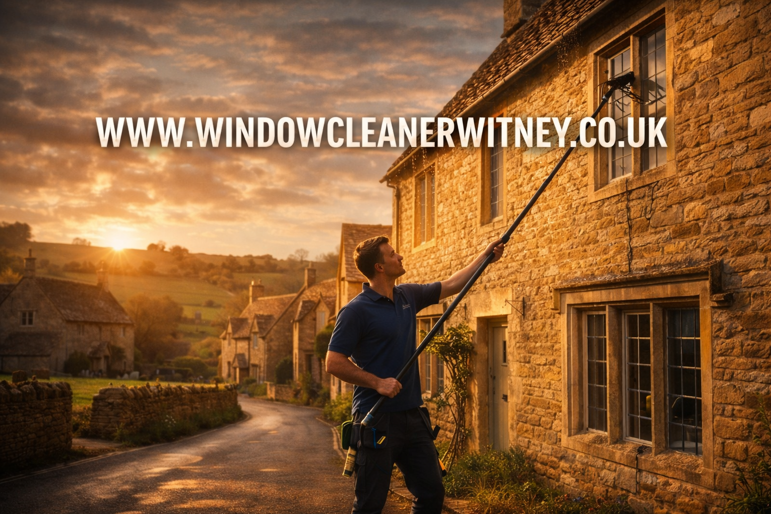 Professional window cleaning services in Witney and the Cotswolds - Window Cleaner Witney